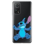 ERT GROUP Coque de téléphone Portable pour Xiaomi MI 10T 5G / MI 10T Pro 5G Original et sous Licence Officielle Disney Motif Stitch 021 adapté à la Forme du téléphone Portable, partiel imprimé