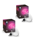 Philips Hue - 2x Ellipse - E27 Smart Lampa - Lightguide - Bundle