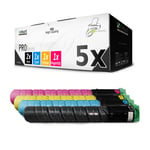 5 Printer Cartridges for Ricoh MP C2050spf C2550csp C2030 C2550spf C2530 CMYK