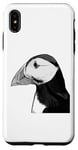 iPhone XS Max Puffin Auks Seabird Lunde alken Wildlife Animal Illustration Case