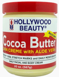 Hollywood Cocoa Butter Skin Creme with Aloe Vera, Daily Facial & Body Cream 567g