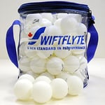 Swiftflyte SWIFTFLYTE-40+ Table Tennis Balls (72 per Bag) Balles en Plastique Unisexe Adulte, Blanc, Rozmiar uniwersalny