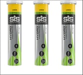 3 x SIS Science In Sport Tubes. Hydro Electrolyte Tablets. Lemon Flavour.