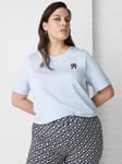 Tommy Hilfiger Curve Monogram Embroidered T-Shirt