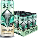 TENZING Natural Energy Drink, Plant Based, Vegan, & Gluten Free, +BCAA, Apple &