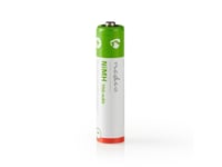 Nedis Banm7hr032b, Laddningsbart Batteri, Aaa, Nickel-Metallhydrid (Nimh), 1,2 V, 2 Styck, 700 Mah