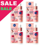 NIVEA Bakuchiol Cellular Expert Lifting Serum 3-Zone 30ml 4-Pack