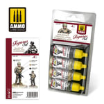 Marpat Woodland Camouflage Figure Paint Set Ammo By Mig - MIG7047