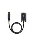 StarTech.com 6.6ft (2m) USB to Serial Adapter Cable COM Retention RS232 - USB / serial cable - USB to DB-9 - 2 m