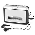 Convertisseur De Cassette, Lecteur Cassette Portable Baladeur Audio Bande à MP3 Convertisseur,convertir Walkman Casette en Via USB,Mac PC Compatible Magnetophone a Digital Cassettes de avec Prise