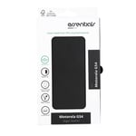 Essentials Motorola Moto G54 PU wallet  3 cards  black