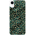 Coque pour Iphone XR leopard vert