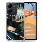 Cokitec Coque Renforcée pour Xiaomi Redmi 13C 4G Manga Naruto Kakashi