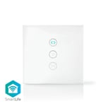 SmartLife Strömbrytare | Wi-Fi | Parasoll / Ridå / Slutare | Väggfäste | 300 W | Android / IOS | Glas | Vit