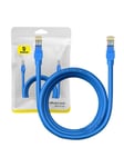 Baseus Round Cable Ethernet RJ45 Cat.6 3m (blue) - Sininen - 3 meter