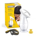 Medela Breast Milk Collector for breastfeeding Moms, Silicone Milk Catcher, Milk Saver with a suction base and a lid for storage for everyday breastfeeding