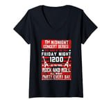 Womens The Midnight Concert Series Poster V-Neck T-Shirt