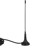 Double antenne de télévision Verticale, antenne HD intérieure en Europe et en Amérique pour antenne à amplificateur de Gamme ATSC/D-VB-T/VB-2/ISDB, antenne de télévision à stabilité de Signal