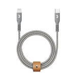 Zendure SuperCord USB-C to Lightning Cable 1m Grey, OneSize