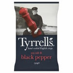 Tyrrells Sea Salt & Black Pepper Crisps 150g (Pack of 4)