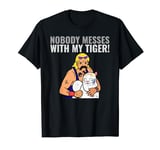 Funny Tiger with Dad Motif - King of the Jungle - Exotic T-Shirt