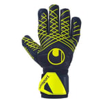 Uhlsport Målvaktshandske Prediction Supersoft HN - Navy/Vit/Gul adult 101133401