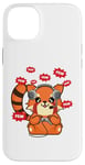 Coque pour iPhone 14 Plus Red Panda Gamer Jeux vidéo PC Zoo Animal Zookeeper