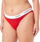 Tommy Jeans Women's Briefs Underwear, Red (Deep Crimson), M