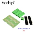 DIY Carte d'extension d'adaptateur de Terminal NANO IO V3.0, bouclier d'extension V1.O, plaque Simple pour Arduino AVR CH340