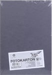 folia 614/50 88 - Carton photo DIN A4-300 g/m² - 50 feuilles - Anthracite - Pour le bricolage et la création de cartes, de photos et pour le scrapbooking