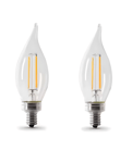 LED Kronljus dimbar E14 2W: 10st