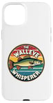 iPhone 15 Plus Vintage Walleye Drawing: The Walleye Whisperer Fisherman Case