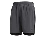 Adidas Men OWN THE RUN SH Shorts - Grey Six/Black, Size XL7