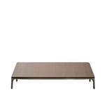 MDF Italia - Yale Low Table 75x150x30, Light Oak, Matt Black frame - Sofabord - Jean-Marie Massaud - Tre farget - Metall/Tre