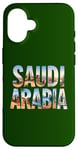 Coque pour iPhone 16 Tenue de voyage de vacances en Arabie Saoudite