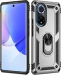 Pour Huawei Nova 9 Case, Huawei Honor 50 Case Mobile Phone Avec Un Boîtier De Porte-Anneau Magnétique, Protection Épineuse À L'amortisseur Pour Huawei Nova9 Smartphon