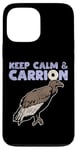 Coque pour iPhone 13 Pro Max Keep Calm And Carrion Vautour Scavenging Bird