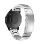 synsing Bracelet en titane de 26 mm compatible avec Fenix 7X Pro Sapphire Solor/6X Pro/5X Plus, bracelet en métal de 22 mm avec fermeture rapide compatible avec Fenix 7/6 Pro/5 Plus/Forerunner 965