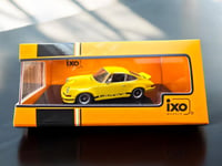 Miniature Ixo models 1/43 Porsche 911 carrera RS 2.7 1973 jaune