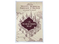 Harry Potter Marauders Map Sherpa Fleece Filt - 100 X 150 Cm