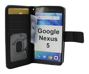 New Standcase Wallet Google Nexus 5 (E980/D821) (Svart)