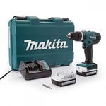 Perceuse visseuse à percussion 14,4V Li-Ion (2x1,3 Ah) - MAKITA HP347DWE