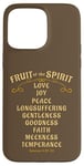 iPhone 15 Pro Max Fruit of the Spirit Love Joy Peace Longsuffering King James Case