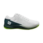 Wilson Homme Rush Pro Ace Tennis Shoe, White/Ponderosa Pine/Jasmine Green, 44 EU