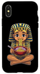 Coque pour iPhone X/XS Pharaon King Tut Ramen Nouilles Japonaises Mignon Kawaii