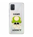 Coque Galaxy S20 game over tete de mort geek transparente