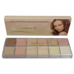 Saffron Contour Kit Cream Foundation Cover & Conceal Palette