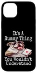 Coque pour iPhone 14 Plus Funny It's A Rummy Thing You Wouldn't Understand Jeu de cartes