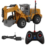 New RC Engineering Van Light Remote Control Excavator Plastic Children Toy