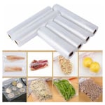 Lot de 6 Rouleaux 20x500cm + 28x500cm Sac Sous Vide Gaufré Alimentaire Appareil